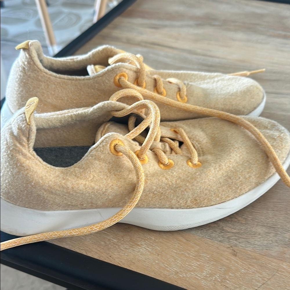 Allbirds Soft Yellow Wool Sneakers